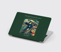Thumbnail for VINTAGE G4321 - The First Passenger Ticket - Designed MacBook Cases design on darkgreen
