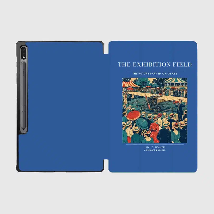 VINTAGE G4322 - The Exhibition Field - Designed iPad & Samsung Tablet Cases design on blue samsung