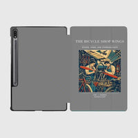 Thumbnail for VINTAGE G4323 - The Bicycle Shop Wings - Designed iPad & Samsung Tablet Cases design on gray samsung