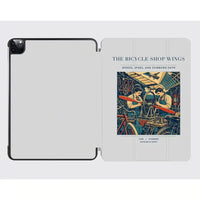 Thumbnail for VINTAGE G4323 - The Bicycle Shop Wings - Designed iPad & Samsung Tablet Cases design on lightgray ipad