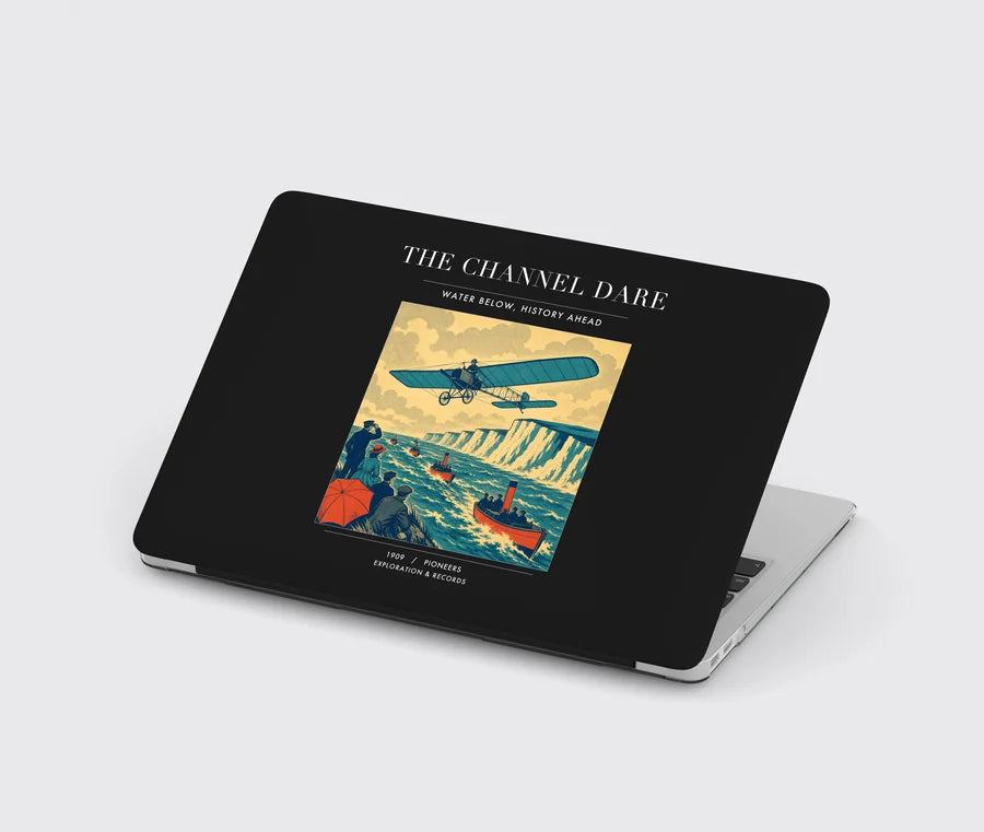 VINTAGE G4324 - The Channel Dare - Designed MacBook Cases design on black