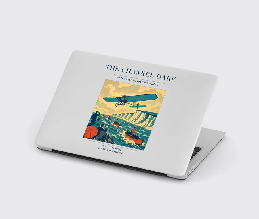 VINTAGE G4324 - The Channel Dare - Designed MacBook Cases design on lightgray