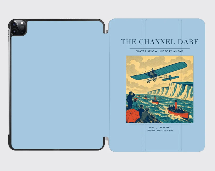 VINTAGE G4324 - The Channel Dare - Designed iPad & Samsung Tablet Cases design on lightblue ipad