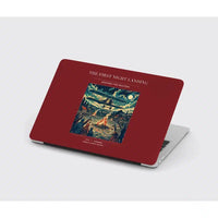 Thumbnail for VINTAGE G4327 - The First Night Landing - Designed MacBook Cases design on darkred