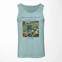 Thumbnail for VINTAGE G4328 - The Seaside Trials - Designed Tank Tops design on lightgreen