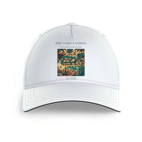 Thumbnail for VINTAGE G4331 - The Oasis Landing - Printed Hat design on white