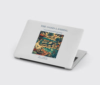 Thumbnail for VINTAGE G4331 - The Oasis Landing - Designed MacBook Cases design on lightgray