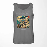 Thumbnail for VINTAGE G4332 - The Caravan Route Above - Designed Tank Tops design on gray