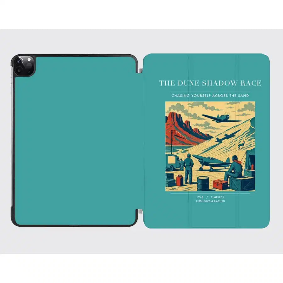 VINTAGE G4334 - The Dune Shadow Race - Designed iPad & Samsung Tablet Cases design on turquoise ipad
