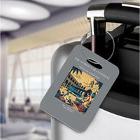 Thumbnail for VINTAGE G4336 - The Starlit Caravanserai - Acrylic Luggage Tags design on gray