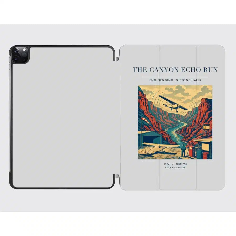 VINTAGE G4338 - The Canyon Echo Run - Designed iPad & Samsung Tablet Cases design on lightgray ipad