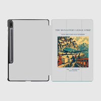 Thumbnail for VINTAGE G4341 - The Monastery Ledge Strip - Designed iPad & Samsung Tablet Cases design on lightgray samsung