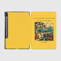 Thumbnail for VINTAGE G4341 - The Monastery Ledge Strip - Designed iPad & Samsung Tablet Cases design on yellow samsung