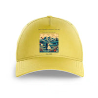 Thumbnail for VINTAGE G4345 - The Summit Wedding Flight - Printed Hat design on yellow