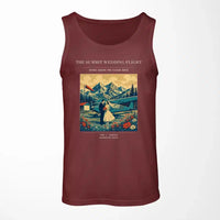 Thumbnail for VINTAGE G4345 - The Summit Wedding Flight - Designed Tank Tops design on darkred