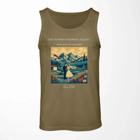 Thumbnail for VINTAGE G4345 - The Summit Wedding Flight - Designed Tank Tops design on greenarmy