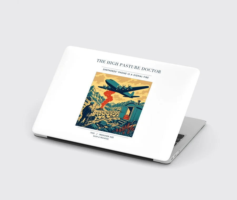 VINTAGE G4348 - The High Pasture Doctor - Designed MacBook Cases design on white