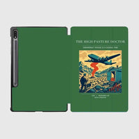 Thumbnail for VINTAGE G4348 - The High Pasture Doctor - Designed iPad & Samsung Tablet Cases design on green samsung