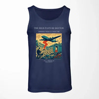 Thumbnail for VINTAGE G4348 - The High Pasture Doctor - Designed Tank Tops design on darkblue