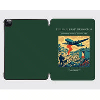 Thumbnail for VINTAGE G4348 - The High Pasture Doctor - Designed iPad & Samsung Tablet Cases design on darkgreen ipad
