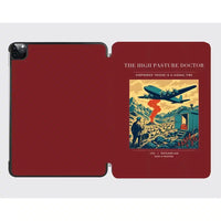 Thumbnail for VINTAGE G4348 - The High Pasture Doctor - Designed iPad & Samsung Tablet Cases design on darkred ipad