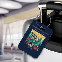 Thumbnail for VINTAGE G4349 - The Glacier Lagoon Touch - Acrylic Luggage Tags design on navyblue
