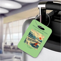 Thumbnail for VINTAGE G4350 - The Reindeer Crossing - Acrylic Luggage Tags design on lightgreen
