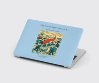 Thumbnail for VINTAGE G4355 - The Snow Drift Dig-Out - Designed MacBook Cases design on lightblue
