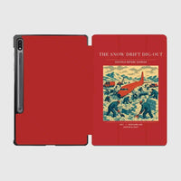 Thumbnail for VINTAGE G4355 - The Snow Drift Dig-Out - Designed iPad & Samsung Tablet Cases design on red samsung