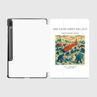 Thumbnail for VINTAGE G4355 - The Snow Drift Dig-Out - Designed iPad & Samsung Tablet Cases design on white samsung