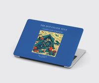 Thumbnail for VINTAGE G4356 - The Hot Engine Tent - Designed MacBook Cases design on blue