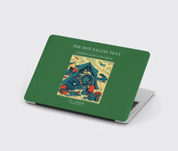 Thumbnail for VINTAGE G4356 - The Hot Engine Tent - Designed MacBook Cases design on green