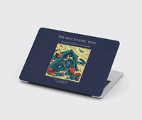 Thumbnail for VINTAGE G4356 - The Hot Engine Tent - Designed MacBook Cases design on navyblue