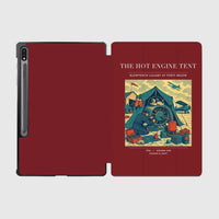 Thumbnail for VINTAGE G4356 - The Hot Engine Tent - Designed iPad & Samsung Tablet Cases design on darkred samsung