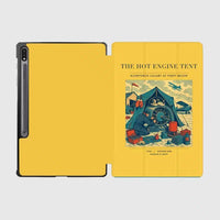 Thumbnail for VINTAGE G4356 - The Hot Engine Tent - Designed iPad & Samsung Tablet Cases design on yellow samsung