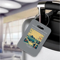 Thumbnail for VINTAGE G4357 - The Polar Night Watch - Acrylic Luggage Tags design on gray