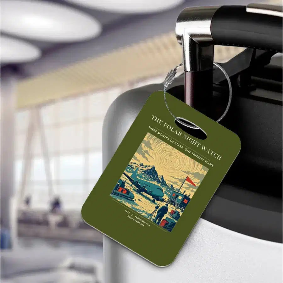 VINTAGE G4357 - The Polar Night Watch - Acrylic Luggage Tags design on greenarmy