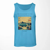 Thumbnail for VINTAGE G4357 - The Polar Night Watch - Designed Tank Tops design on skyblue