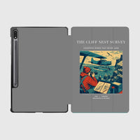Thumbnail for VINTAGE G4363 - The Cliff Nest Survey - Designed iPad & Samsung Tablet Cases design on gray samsung