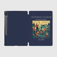 Thumbnail for VINTAGE G4366 - The Tidepool Classroom - Designed iPad & Samsung Tablet Cases design on navyblue samsung