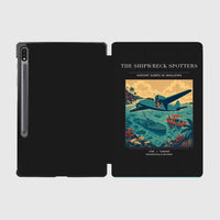 Thumbnail for VINTAGE G4369 - The Shipwreck Spotters - Designed iPad & Samsung Tablet Cases design on black samsung