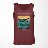 Thumbnail for VINTAGE G4369 - The Shipwreck Spotters - Designed Tank Tops design on darkred
