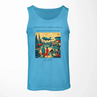 Thumbnail for VINTAGE G4371 - The Rooftop Garden Arrival - Designed Tank Tops design on skyblue