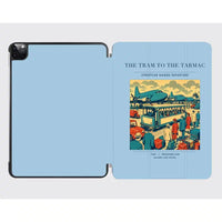 Thumbnail for VINTAGE G4372 - The Tram To The Tarmac - Designed iPad & Samsung Tablet Cases design on lightblue ipad