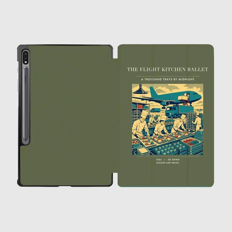 VINTAGE G4374 - The Flight Kitchen Ballet - Designed iPad & Samsung Tablet Cases design on greenarmy samsung
