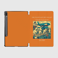 Thumbnail for VINTAGE G4374 - The Flight Kitchen Ballet - Designed iPad & Samsung Tablet Cases design on orange samsung
