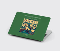 Thumbnail for VINTAGE G4375 - The Control Tower Tea - Designed MacBook Cases design on green