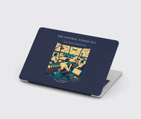 Thumbnail for VINTAGE G4375 - The Control Tower Tea - Designed MacBook Cases design on navyblue