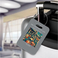 Thumbnail for VINTAGE G4376 - The Taxi Rank Rivalry - Acrylic Luggage Tags design on gray