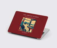 Thumbnail for VINTAGE G4377 - The Airport Barber - Designed MacBook Cases design on darkred